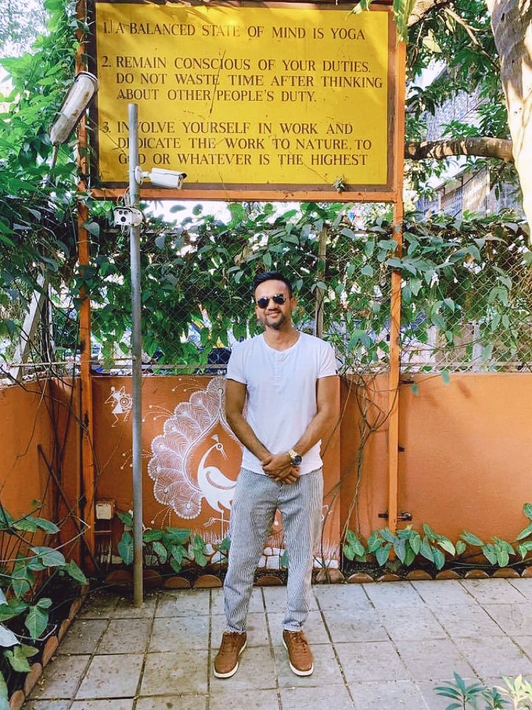 Anu at Yoga Center in Mumbai - 2019