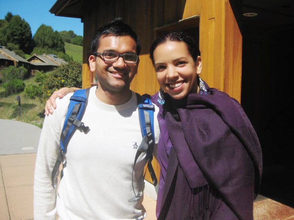 Anu with Buddhist Teacher Spring Washam at Spirit Rock - 2013